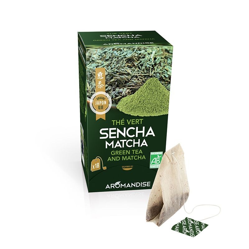 Aromandise Sencha & Matcha uji infusie bio 18x2g - 8402